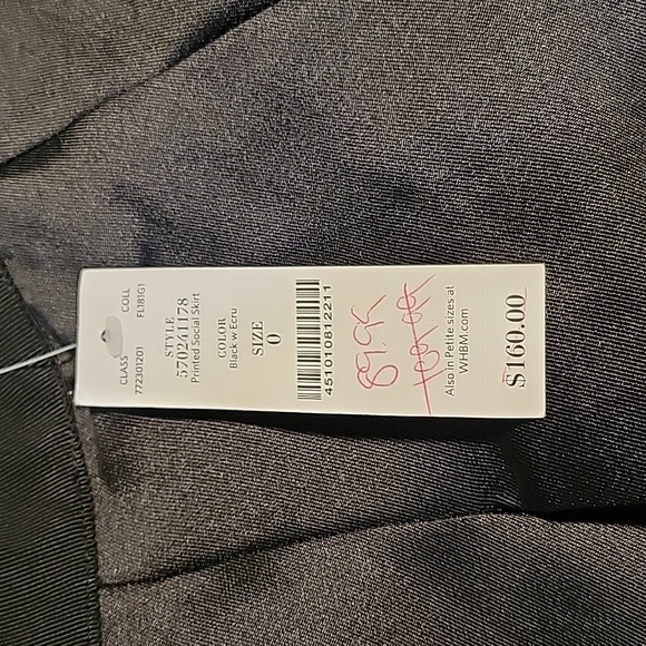 WHBM Fullly lined Skirt w/tulle - Picture 9 of 9